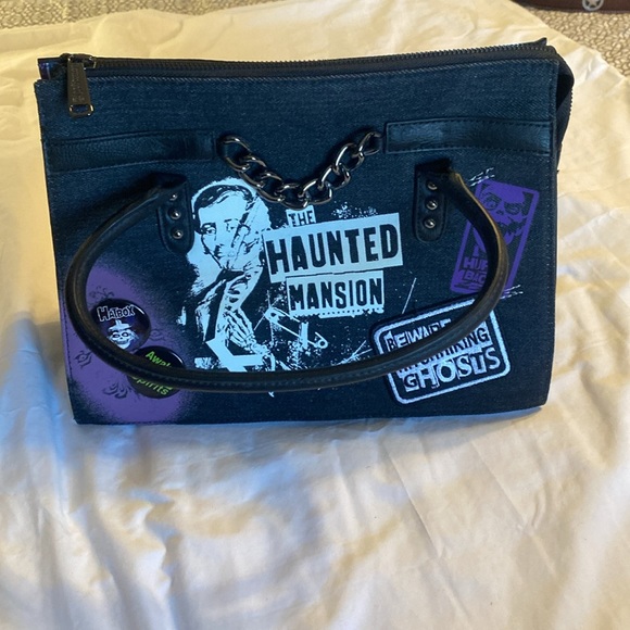 Loungefly Haunted Mansion Crossbody Satchel - Picture 2 of 4